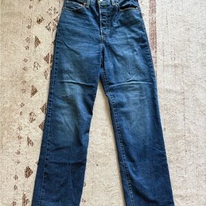 Levi’s rib cage straight jeans